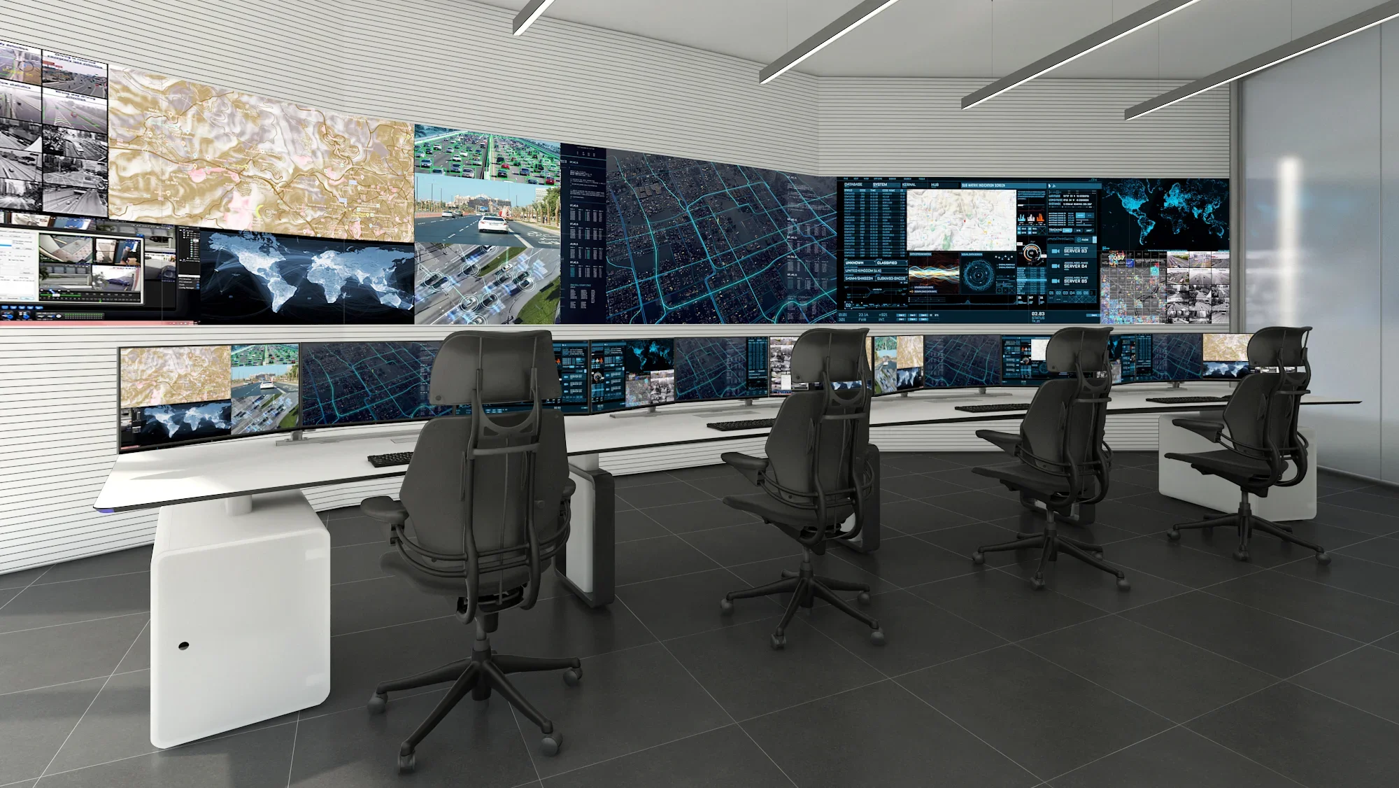 Sistema de video wall para salas de control